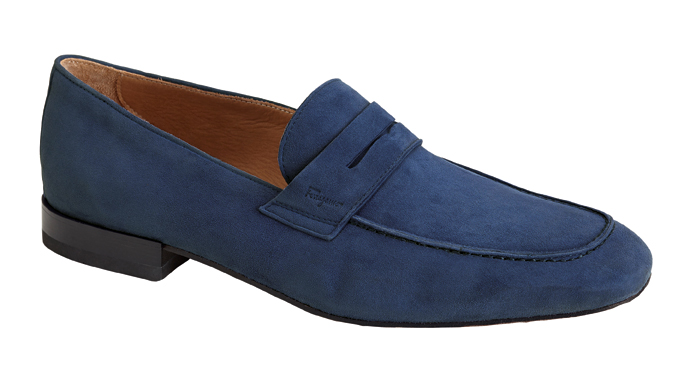 In His Shoes: “Sure they’re Italian and they look great, but Ferragamos have comfy rubber soles and come in size 13.” $595, ferragamo.com