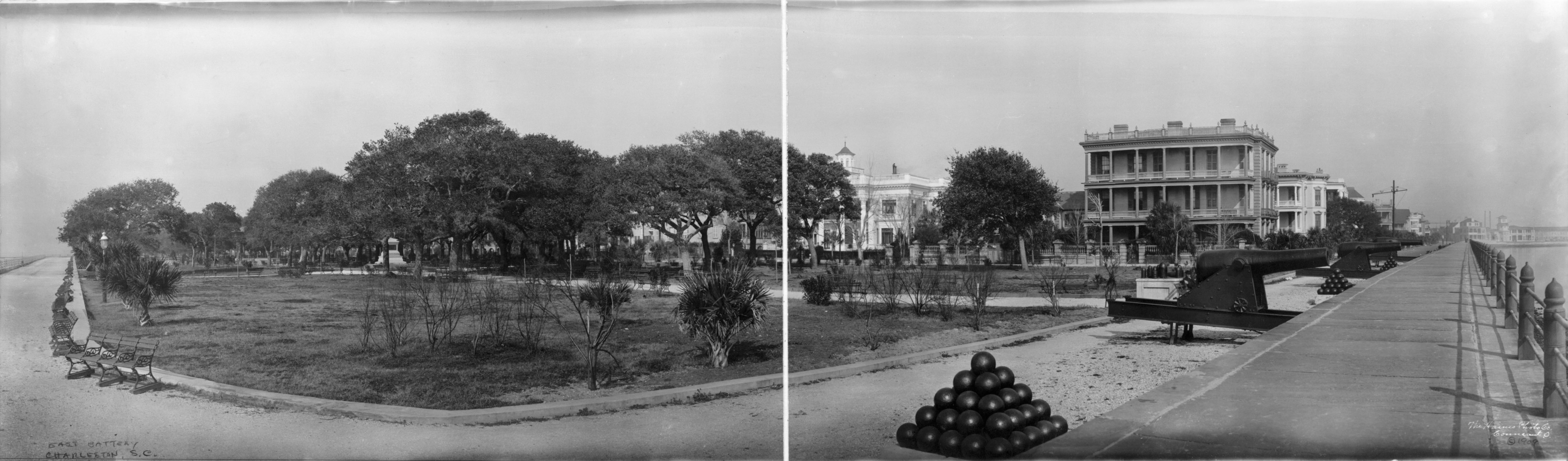 East Battery, circa 1909, from Haines Photo Co. of Conneaut, Ohio