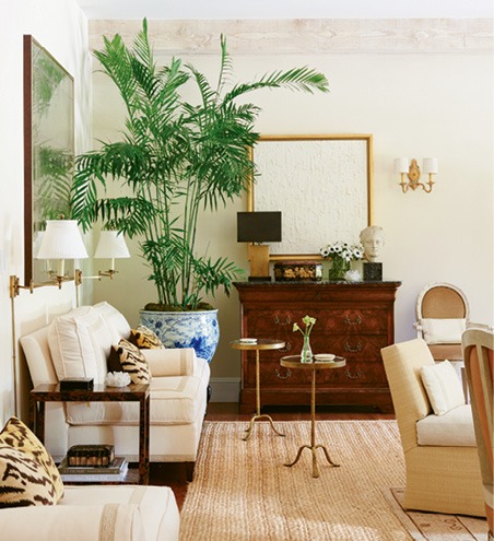 An interior by designer Mark D. Sikes