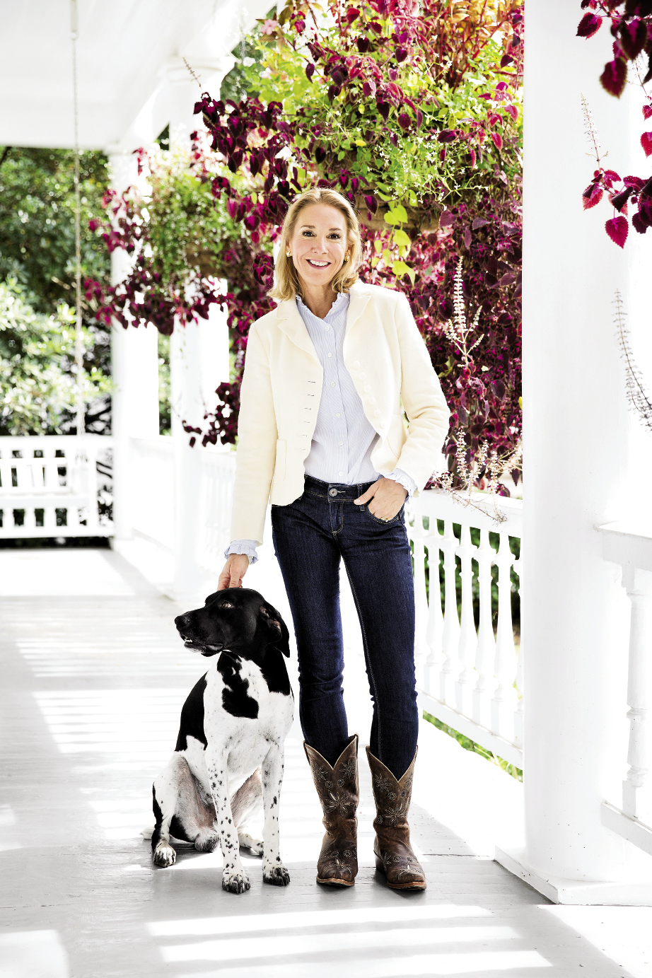 Charleston’s own eat-right warrior with her pal Josie at their downtown home