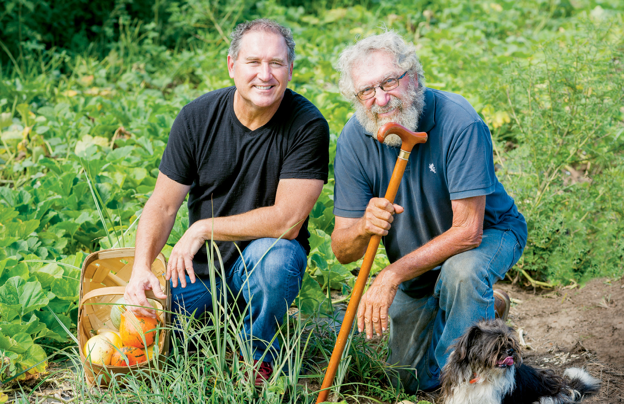 Ken Vedrinski (left) with Sidi Limehouse of Rosebank Farms on John’s Island