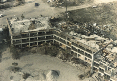 The Sea Cabin condominiums on Isle of Palms suffered extensive damage.