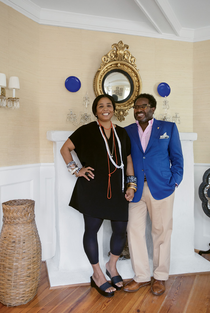 Debbie and Melvin in the formal dining room