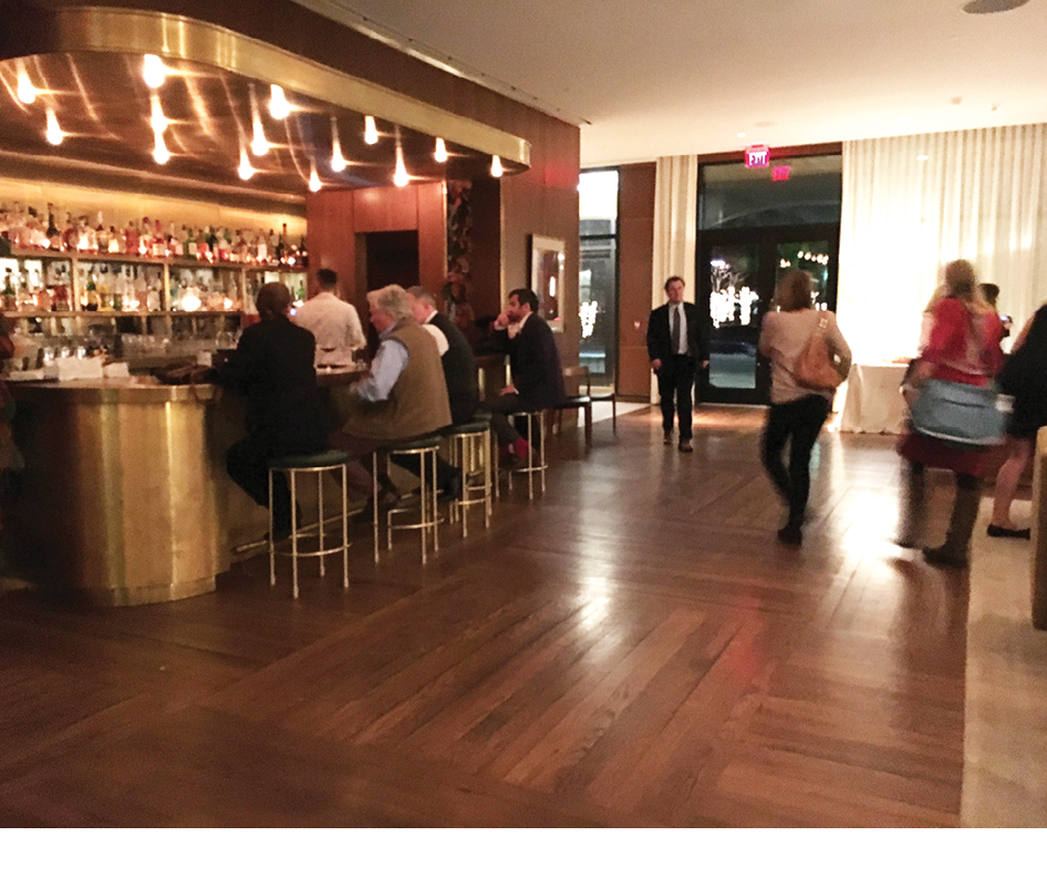 The Dewberry’s Living Room for daytime meetings or evening cocktails