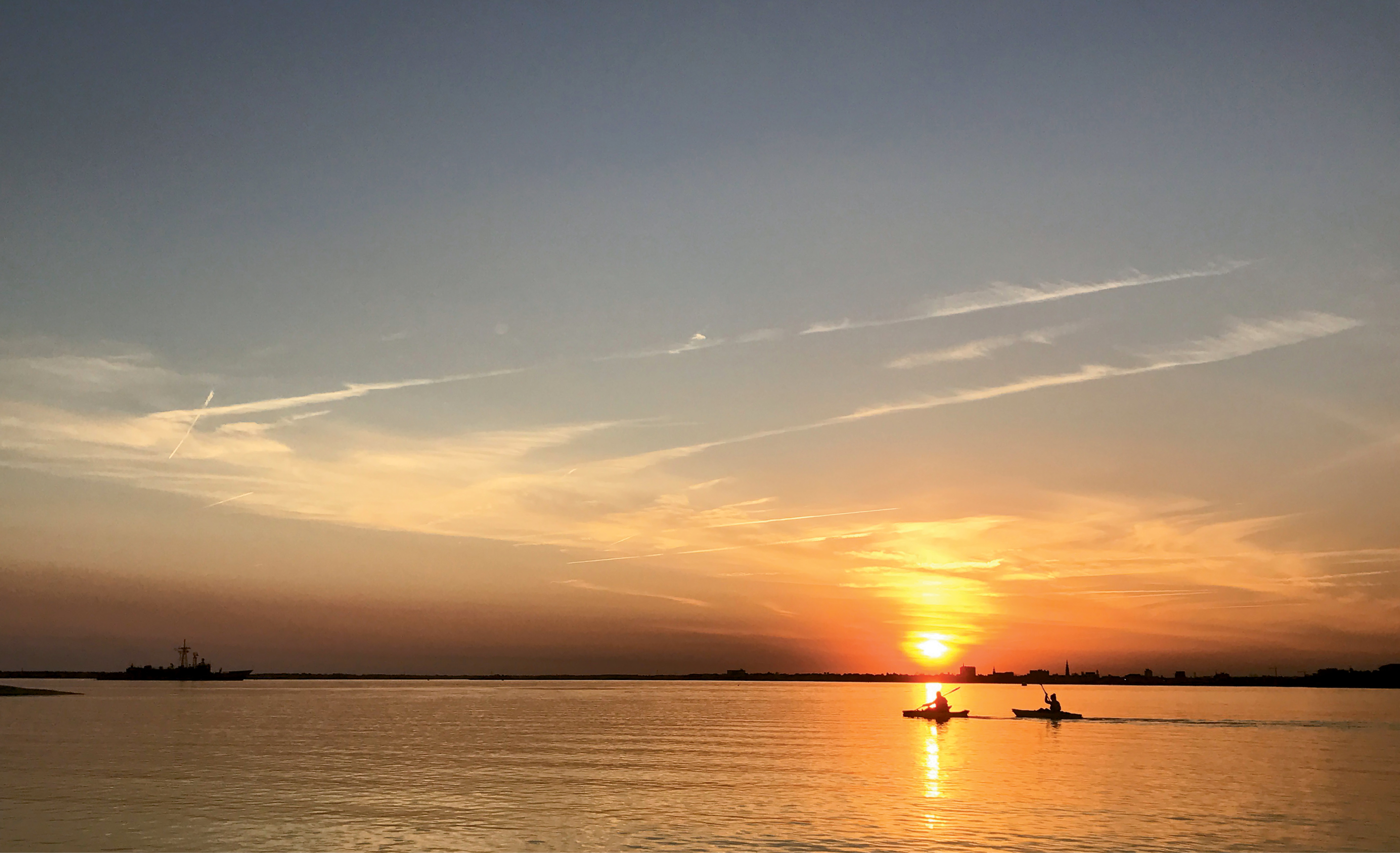 Paddle from Shem Creek through the harbor and around Crab Bank on Nature Adventures Outfitters’ two-hour, half-day, or full-day tours.