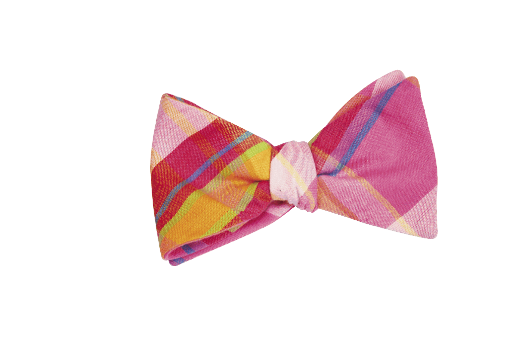 CAROLINA COTTON  Ethan Igleheart and his mom, CJ Cantwell, follow the same pattern Ethan’s grandmother used, making classic ties from cotton as well as linen, rayon, and wool in loads of colors and designs. Buy at carolinabowties.com.