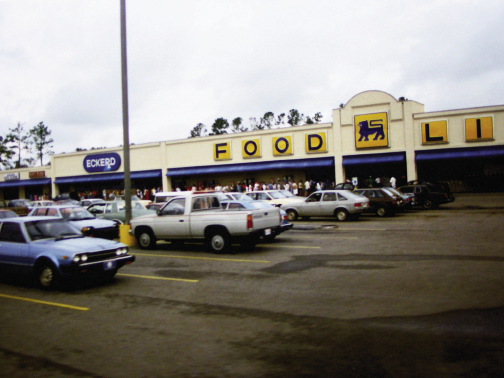 People formed long lines at area stores a in hopes of getting the basic necessities and perhaps, if lucky, a generator.