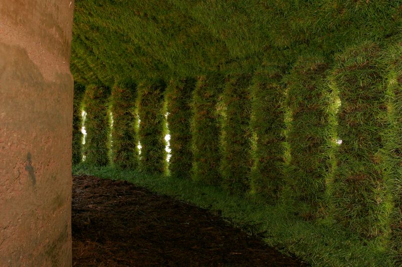Inside the labyrinth; image courtesy of Herb Parker