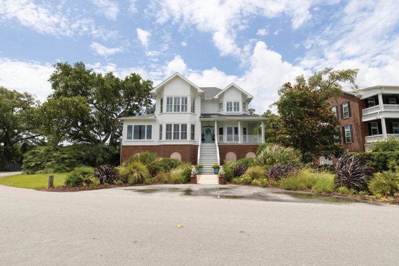 Now &amp; Then: The Lloyd home looks out on Charleston Harbor, with Sunrise Park just off to the left.