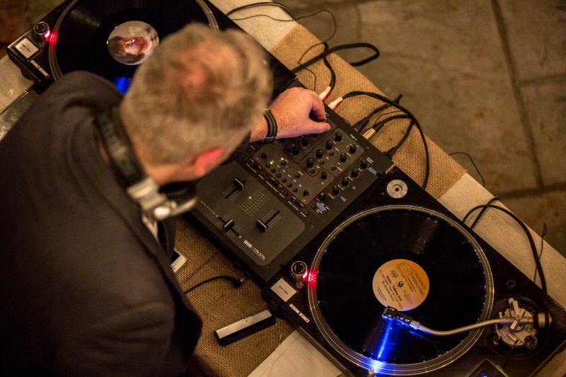 John Zahl, aka DJ JAZ, manned the turntables.