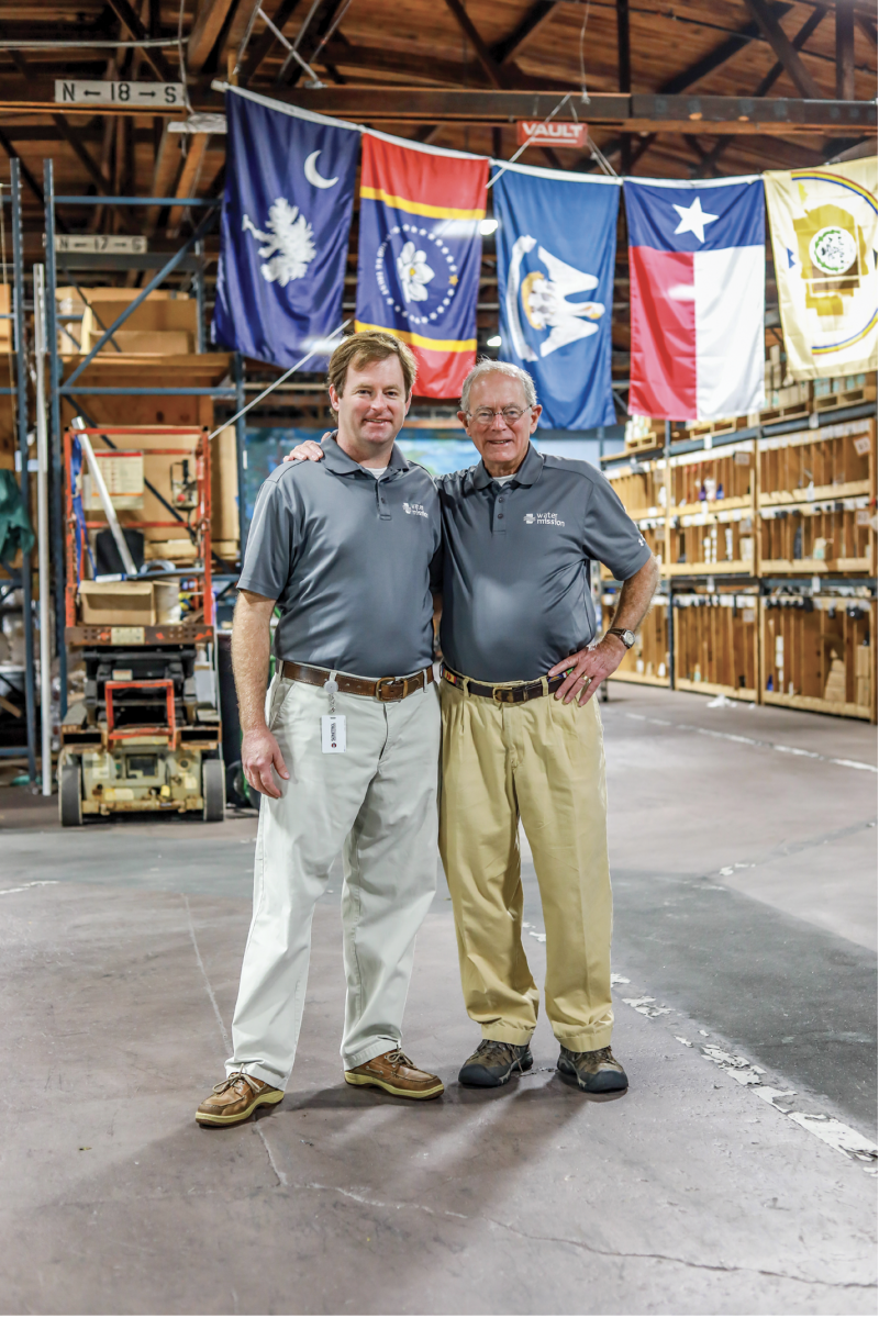 The first employee when his parents created Water Mission in 2001, George Greene IV stepped into his father’s shoes as CEO last year. Dr. George Greene III continues to guide the organization’s strategic direction as executive chair.