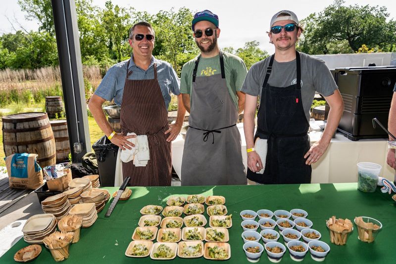 A tasty broccoli and campanelle pasta dish from The Grocery executive chef and owner Kevin Johnson, with sous chefs Evan Van Horn and Tanner Chavis