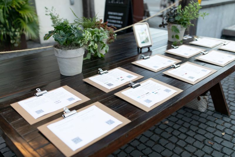 Auction offerings included local dining experiences, artwork, and vacation packages.