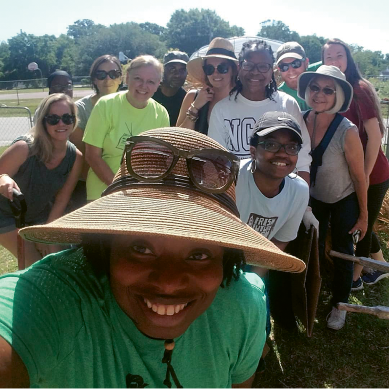 The farm also regularly hosts classes, such as “Intro to Gardening.”