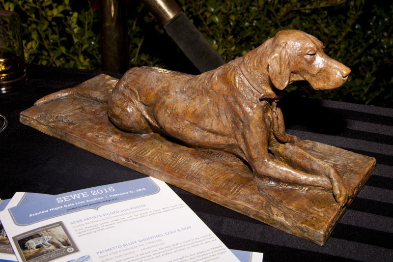 Bronze sculpture &quot;Henry&quot; by Rod Zullo up for auction