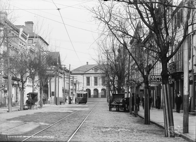 East Broad Street, circa 1906, from Detroit Publishing Co.