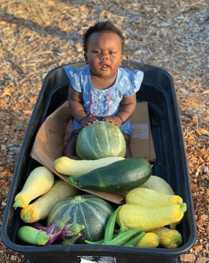 Jenkins and her team have cultivated a healthy community hub for all ages—including her grandbaby, Sierra