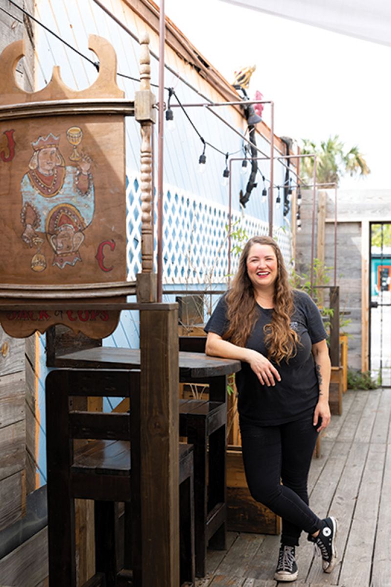 Jack of Cups executive chef-owner Lesley Carroll puts her unique spin on dishes such as her rich curries and one-of-a-kind offerings like  Lil’ Bao Wows, steam buns with fried tofu, gochujang caramel, fresh herbs, sesame seeds, and sprinkles.