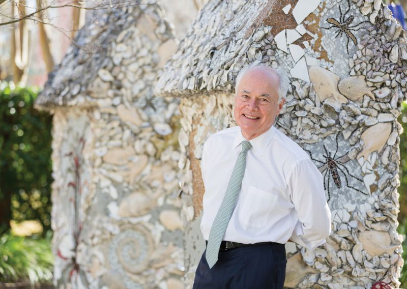 Redden pictured in the gardens outside Spoleto headquarters at 14 George Street. “The festival is a vision that renews itself from year to year,” he says.