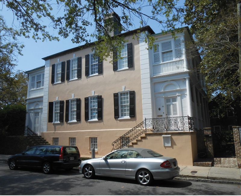 The Ansonborough neighborhood in downtown Charleston.