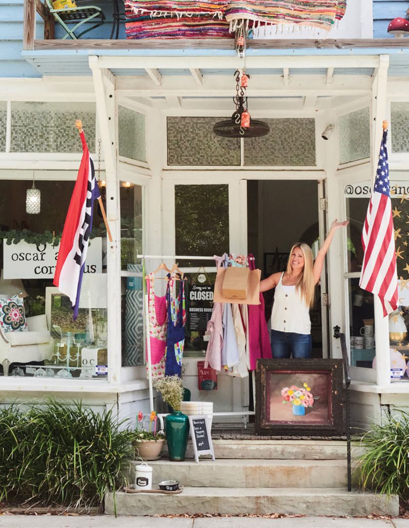 A stop at Oscar + Cornelius in the village, meeting one of the shop founders, Ashley Brook Perryman.
