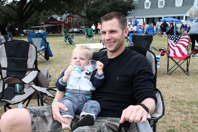 Gus Morse with baby Caleb Morse