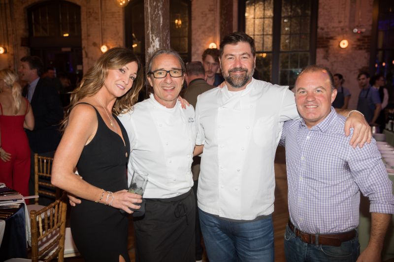 Meredith and Ben Barryhill, Mike Lata, and Charlie Chance