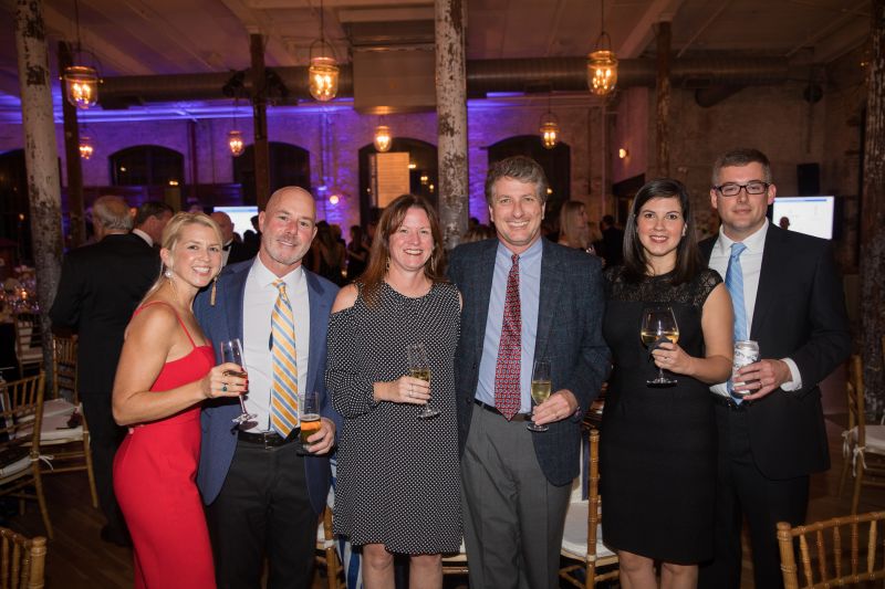 Jill and Edward Robinson, Leonard and Jennifer Way, and Andrew and Beth Davis