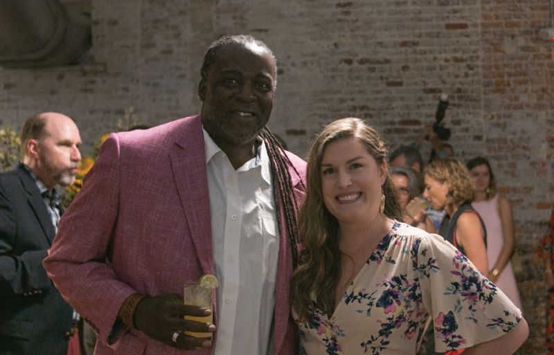 Harold Singletary and Lauren Gellatly
