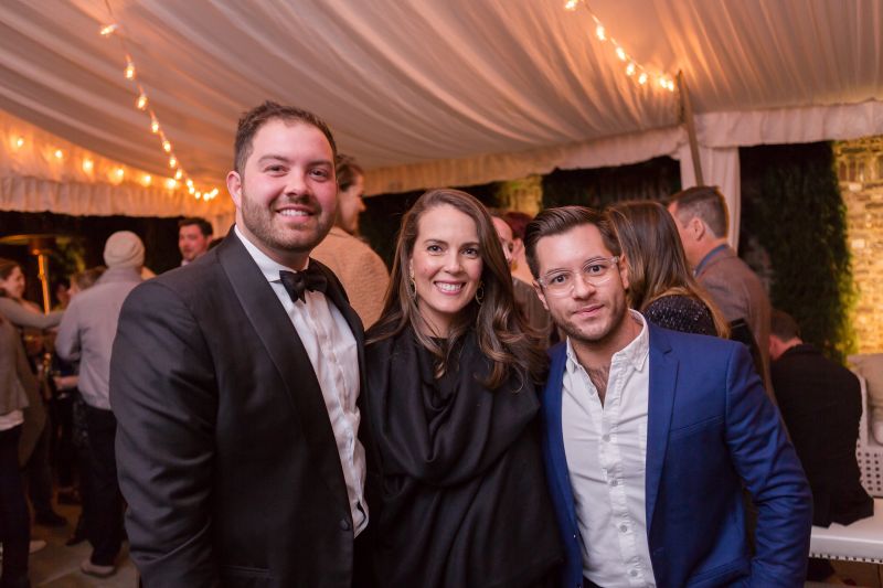 Blake Sams, Lizzie Armstrong, and Patrick Navarro