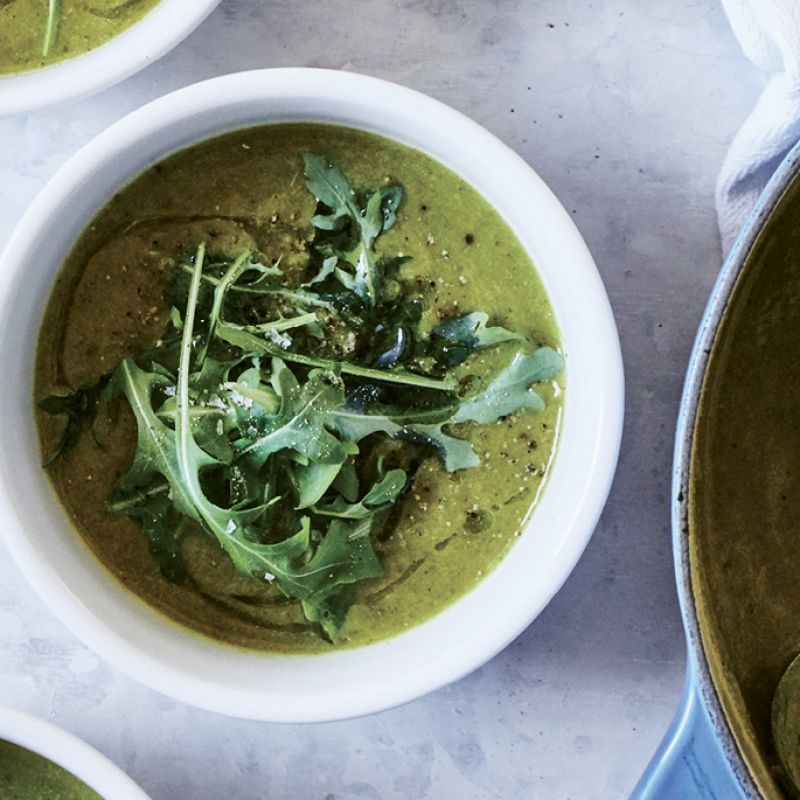 Broccoli &amp; Arugula Soup