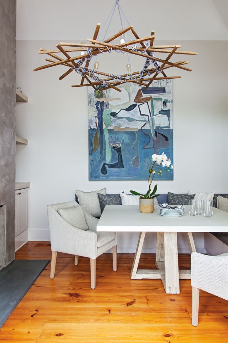 Open-Door Policy: French doors can be flung open for easy indoor-outdoor living.