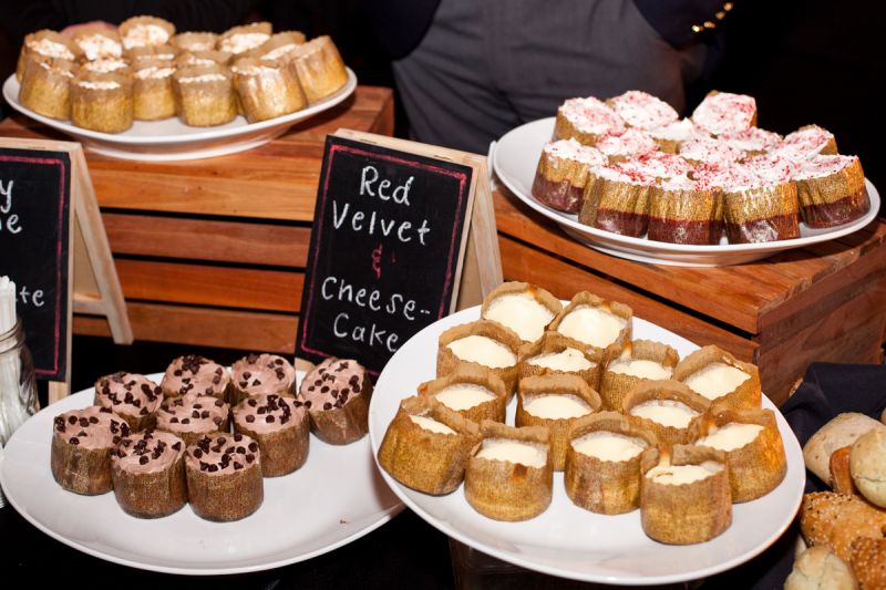 Key Lime, Chocolate Cream, Red Velvet, and Traditional Cheesecakes were offered by the Renaissance Hotel.