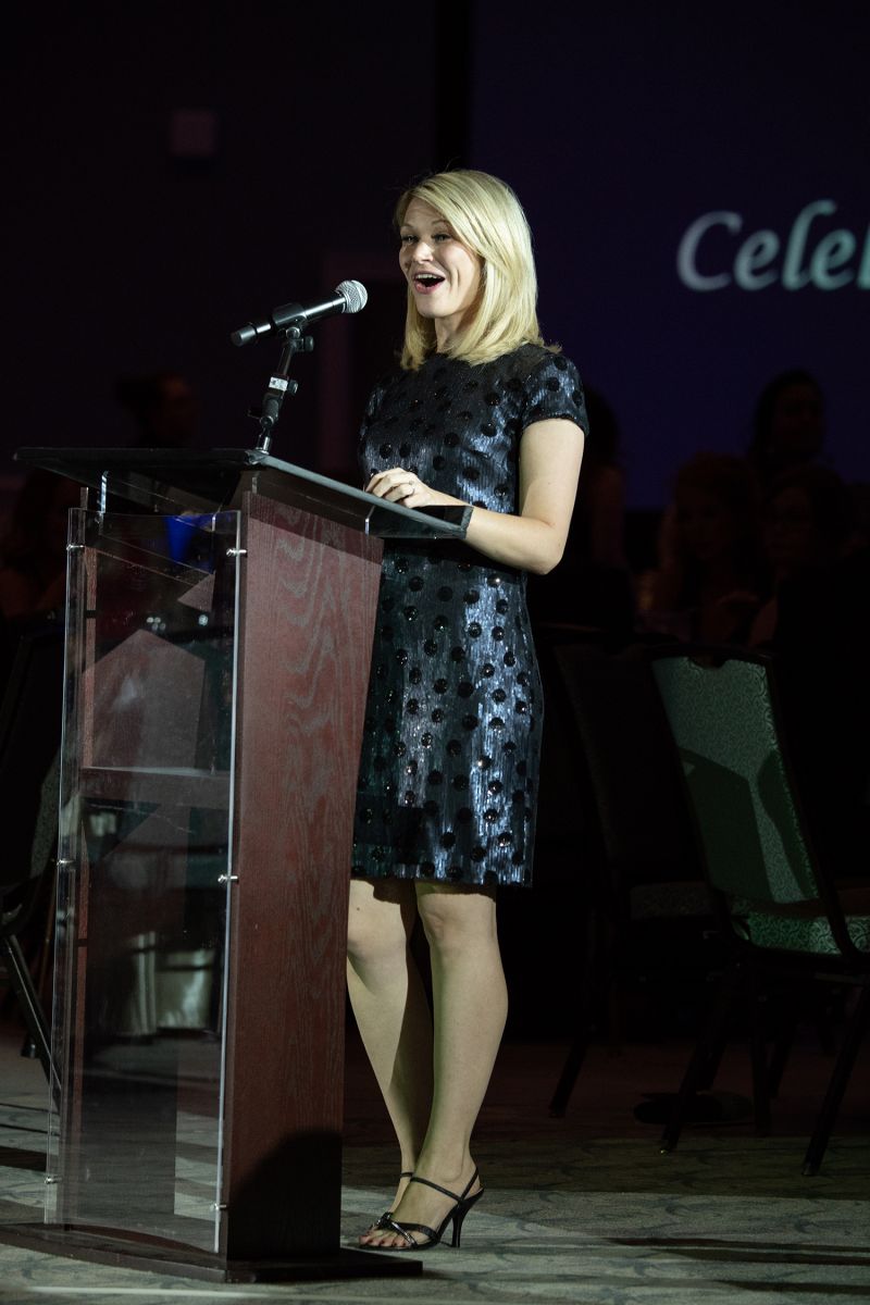 Emcee Ashley Blackstone of ABC News 4
