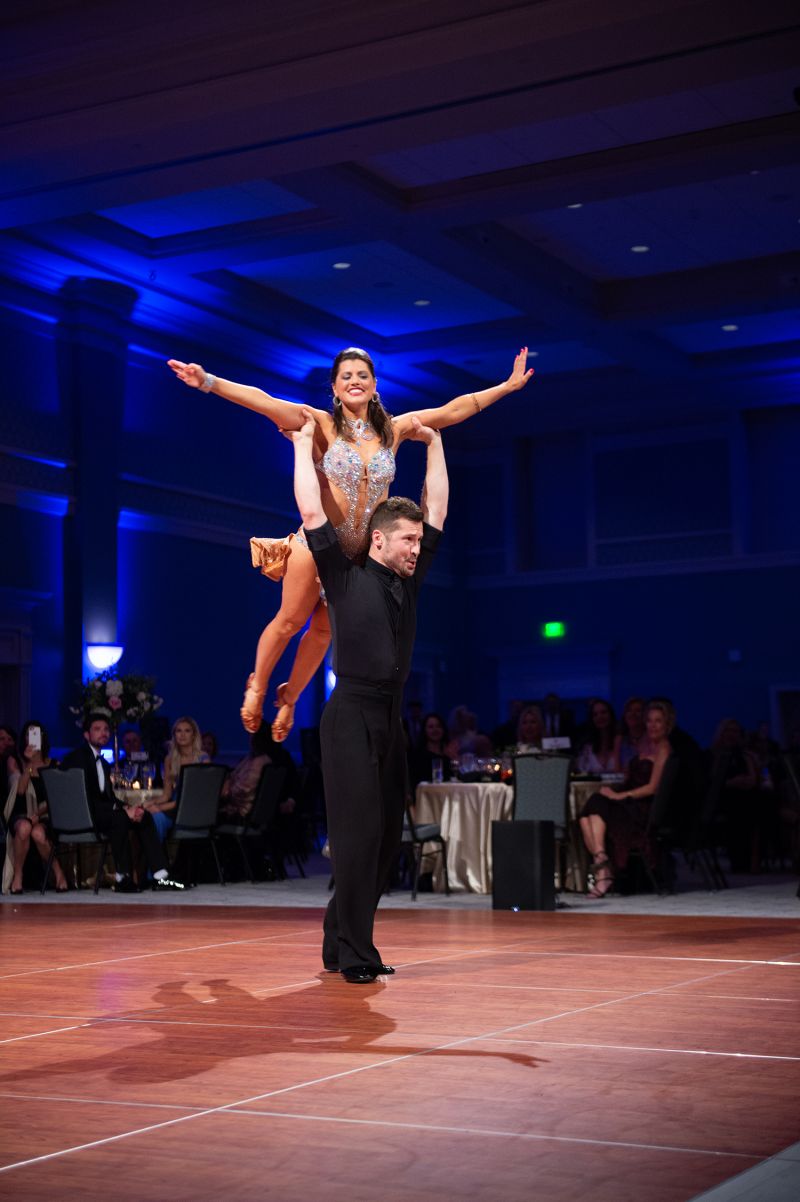 Celebrity dancer Erica Scripa and her partner, Andrey Gergel