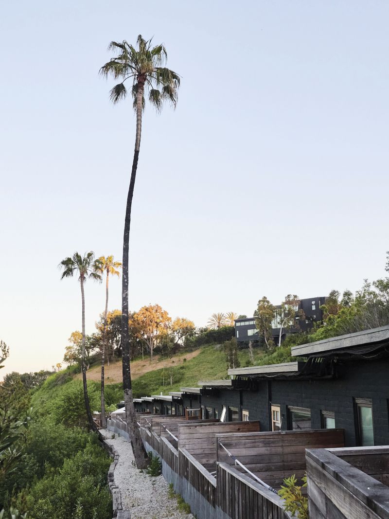 Hotel June, just off Pacific Coast Highway in Malibu.