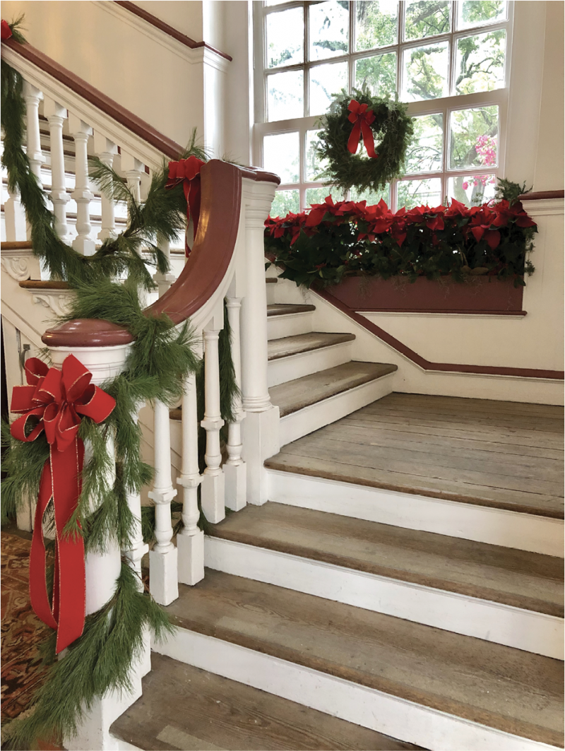 Poinsettias &amp; Pine Boughs: St. Michael’s Episcopal Church on Meeting Street