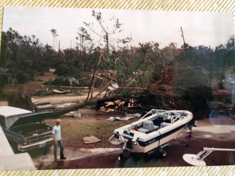 Quite a Transformation: Hurricane Hugo felled many of the lot’s mature trees. Bunny brought it back to even more vibrant life.