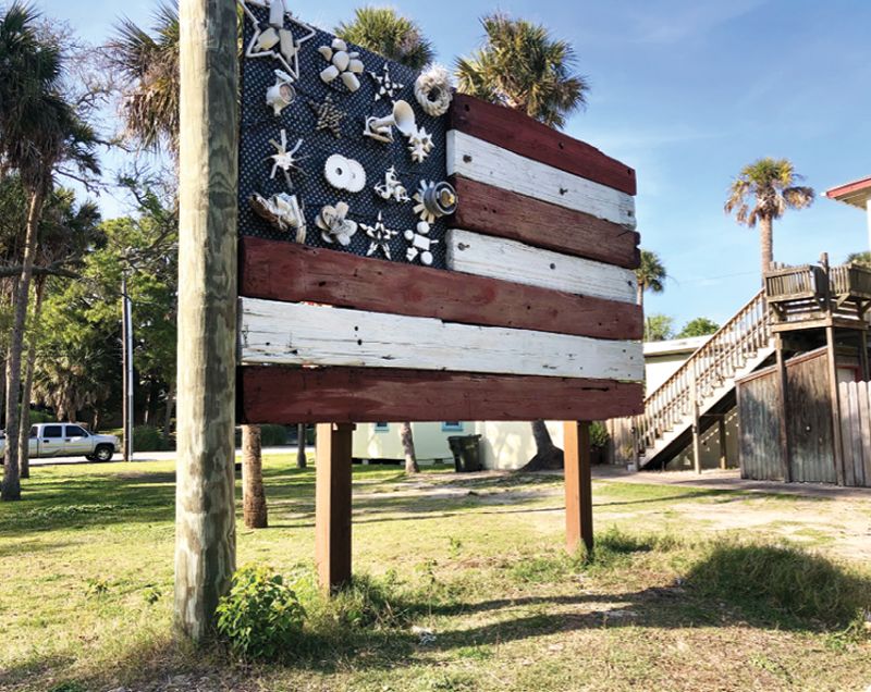 Spirit of Folly by local artist Jim Rocco.