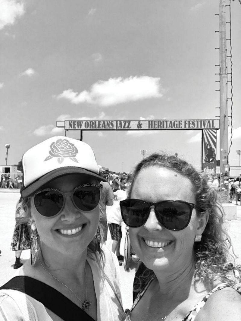 Jazzy Riffs: “Living in New Orleans turned me into even more of an audiophile. I love a wide variety of music, especially New Orleans music—from brass bands to funk to more classic jazz.”