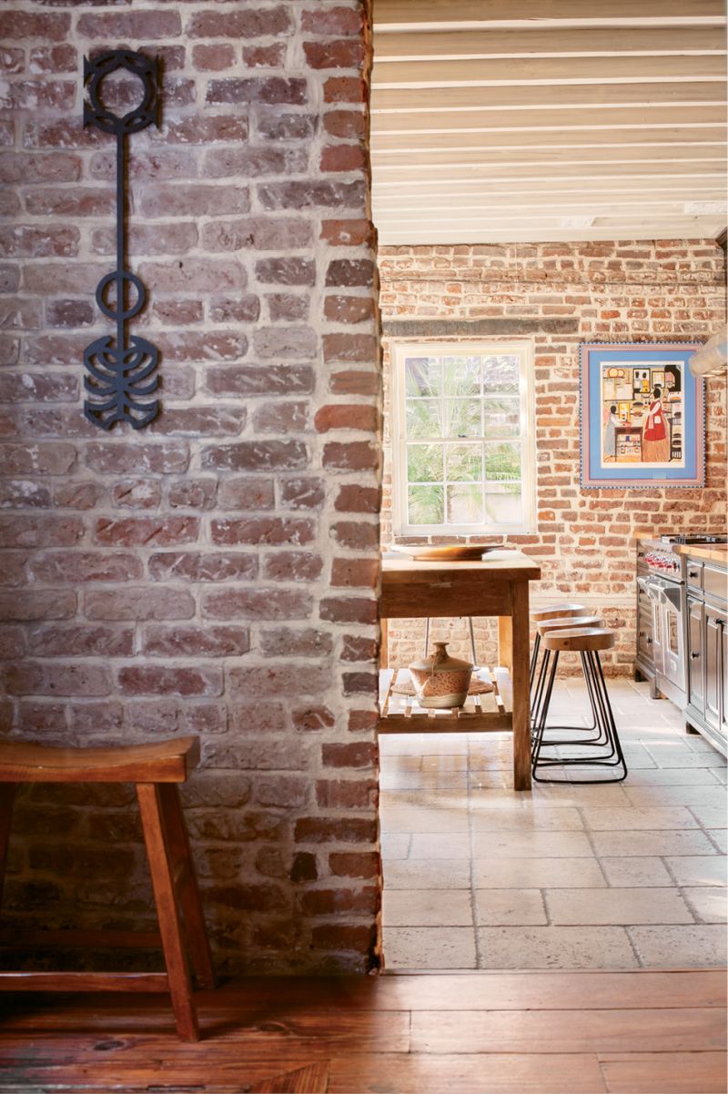 Now We’re Cooking: Like many historical homes, the kitchen was originally separate from the main residence; a previous owner linked the two structures and added 21st-century comforts.