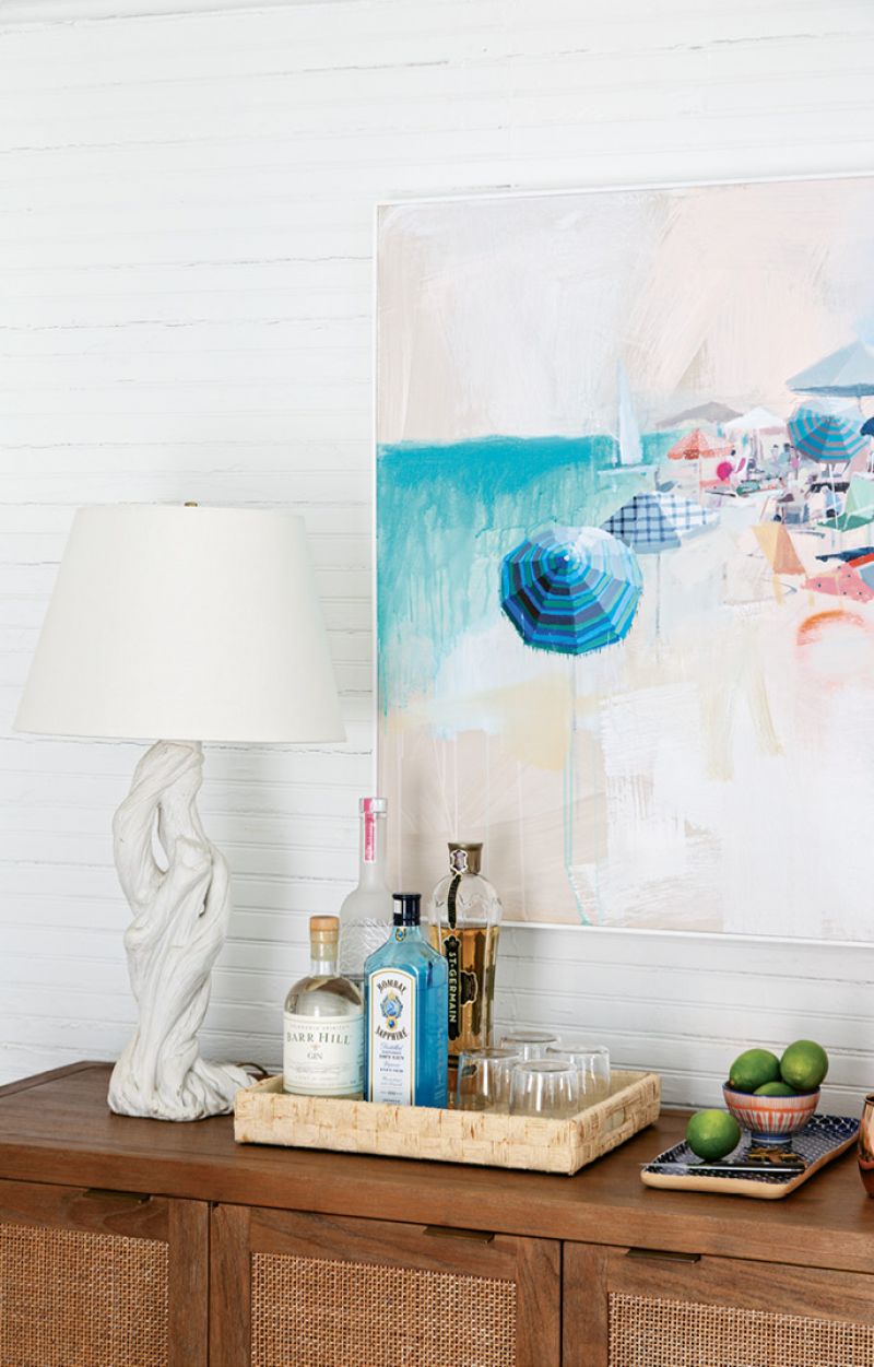 “I shop as much vintage as possible, because it adds so much character and individuality to a house,” says the designer.
