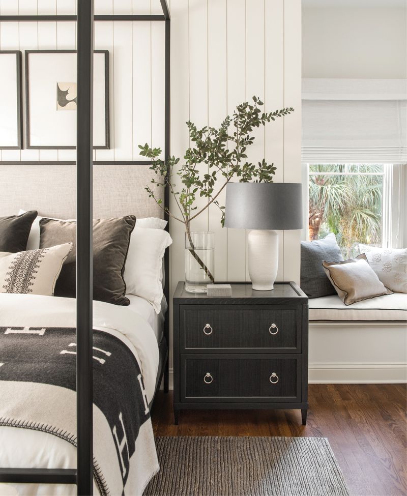 Calming Retreat - A Kiawah Island Cottage gets a redesign and fresh new look—including this inviting primary suite—thanks to an enterprising interior designer’s desire for a Southern getaway. Tour the renovated Governor’s Drive house.