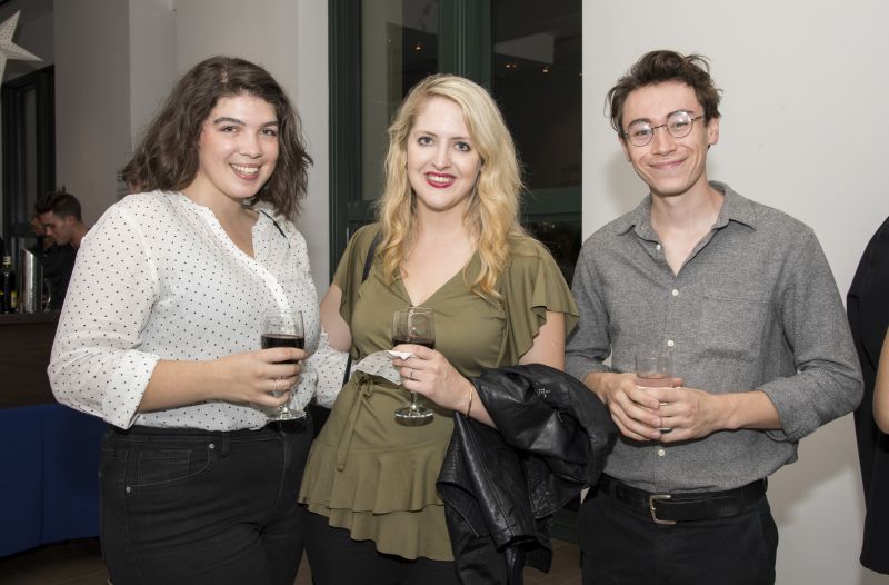 Courtney Pourciaux, Tiffany Gammell, and Tyler Sim