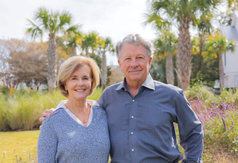 David Russell (pictured with wife, Jamie Brownlee) was only its fourth owner when he bought the property in 1985.