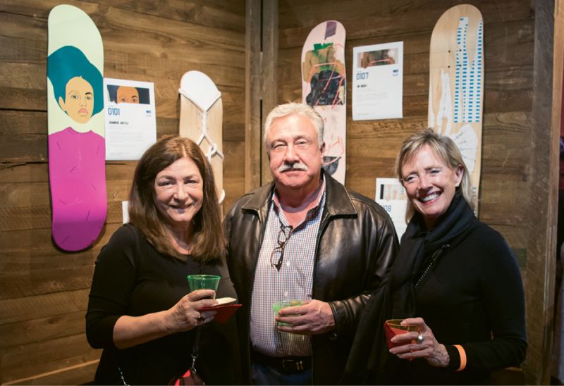 Nancy Rhodes, Dwayne Farrell, and Sharon Barnes