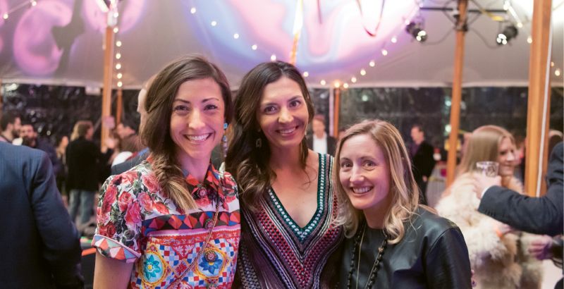 Charlotte Lucas, Candace Kenan, and Meg Phillips