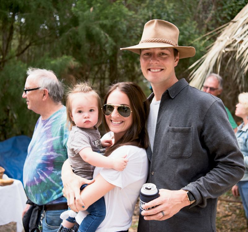 Gillian and Spencer Zettler with their daughter, Liv