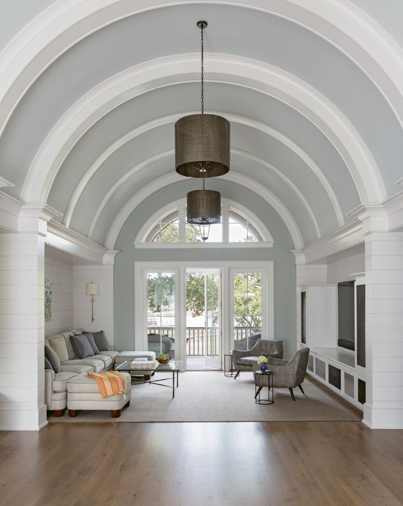 The upstairs den