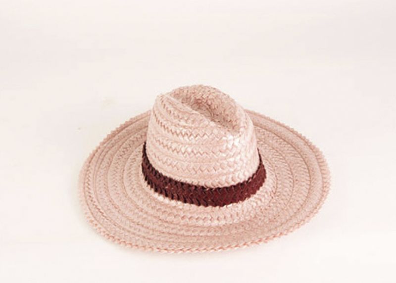 Gigi Burris “James” racello braid fedora in “blush,” $395 at Hampden